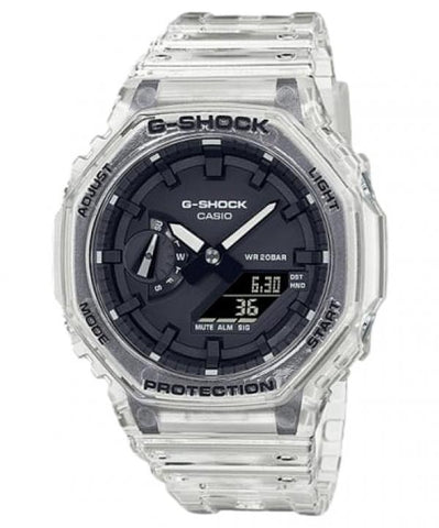 Casio G Shock Ga2100 Transparent Black