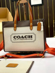 Coach Field 30 Canvas Tote Bag