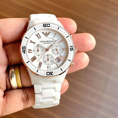 Emporio Armani Ceramic White