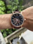Emporio Armani Classic Gold Brown