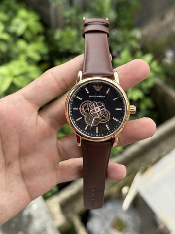 Emporio Armani Classic Gold Brown