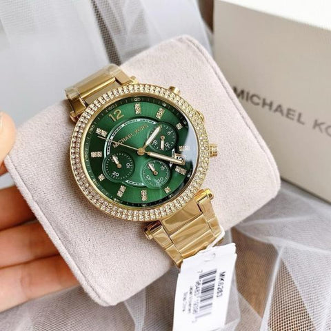 Michael Kors Parker Gold-Green