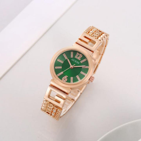 Guess Art Deco Gold Green