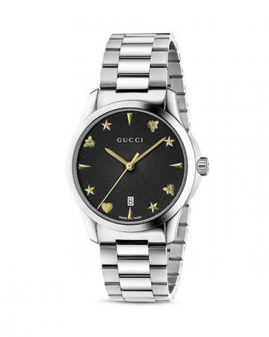 Gucci Mens G timeless Silver Black