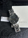 Gucci Mens G timeless Silver Black