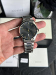Gucci Mens G timeless Silver Black