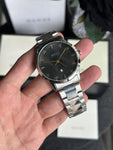 Gucci Mens G timeless Silver Black