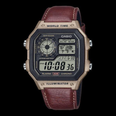 Casio Illuminator AE-1200 Brown