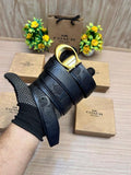 Coach Reversible Gold Black Brown