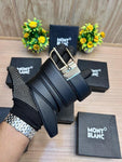 Mont Blanc Gold Black Reversible MB45
