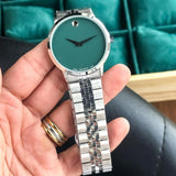 Movado Silver Aqua Haze Blue