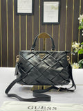 Guess Structured Tote Bag Black