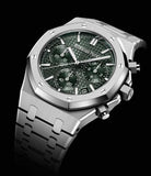 Audemars Pigeut Royal Oak Chronograph Silver Green