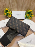 Guess Long Wallet Dark Brown