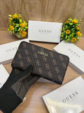 Guess Long Wallet Dark Brown