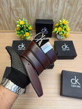 Calvin Klein Reversible Silver Black