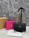 Tory Burch Kira Quilted Black