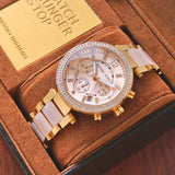 Michael Kors Parker Gold Rose Pink
