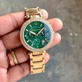 Michael Kors Parker Gold Green