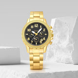 Fossil Bowman Chronograph Gold Black