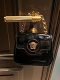 Versace Le Medusa Small Handbag Gold Black