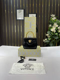 Versace Le Medusa Small Handbag Gold Black