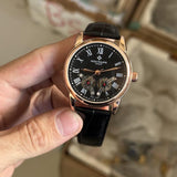 Patek Philippe Automatic Open Heart Gold Black
