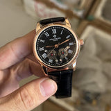 Patek Philippe Automatic Open Heart Gold Black