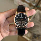 Patek Philippe Automatic Open Heart Gold Black