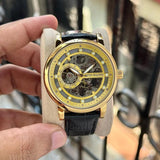 Patek Philippe Gold-Tone Automatic Mechanical Skeleton