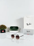 Rayban Round Gold Brown