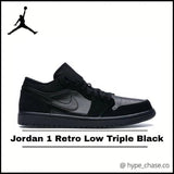 Nike Air Jordan Retro 1 Low Triple Black