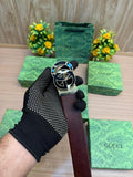 Gucci Brown With Piano Finish Buckle