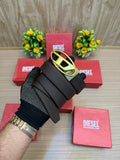 Diesel Reversible Gold Black