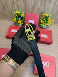Diesel Reversible Gold Black