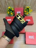 Diesel Reversible Gold Black