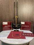Gucci Mormont Leather Bag Black