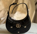Gucci Mormont Leather Bag Black