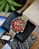 Seiko 5 Sprots Automatic Silver Red