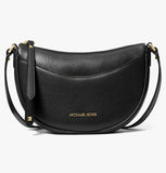 Michael Kors Dover Small Leather Crossbody Bag Black