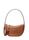 Michael Kors Dover Small Leather Crossbody Bag Tan
