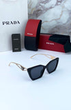 Prada Cat Eye Design Gold Black