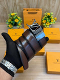 Louis Vuitton Reversible Black Buckle