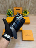 Louis Vuitton Reversible Black Buckle