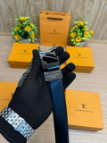 Louis Vuitton Reversible Black Buckle