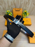 Louis Vuitton Reversible Silver Buckle