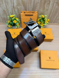 Louis Vuitton Reversible Silver Buckle
