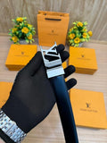 Louis Vuitton Reversible Silver Buckle