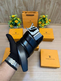 Louis Vuitton Reversible Silver Buckle