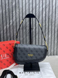 Guess G Dream Flap Shoulder Crossbody Bag Black